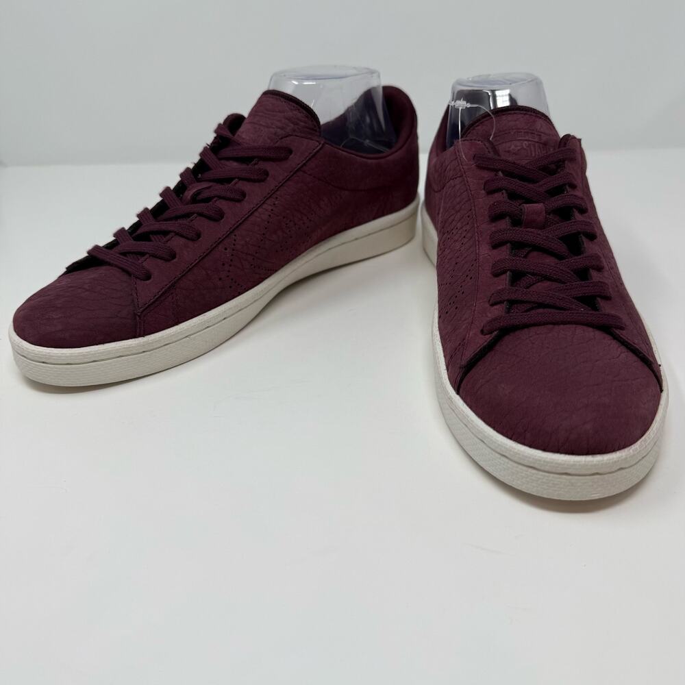 Converse With Lunaron Unisex 9 Maroon Pebbled Faux Suede Preppy Comfy 1S01252 - Picture 3 of 13